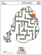 anaokulları için Labirent Bulmaca